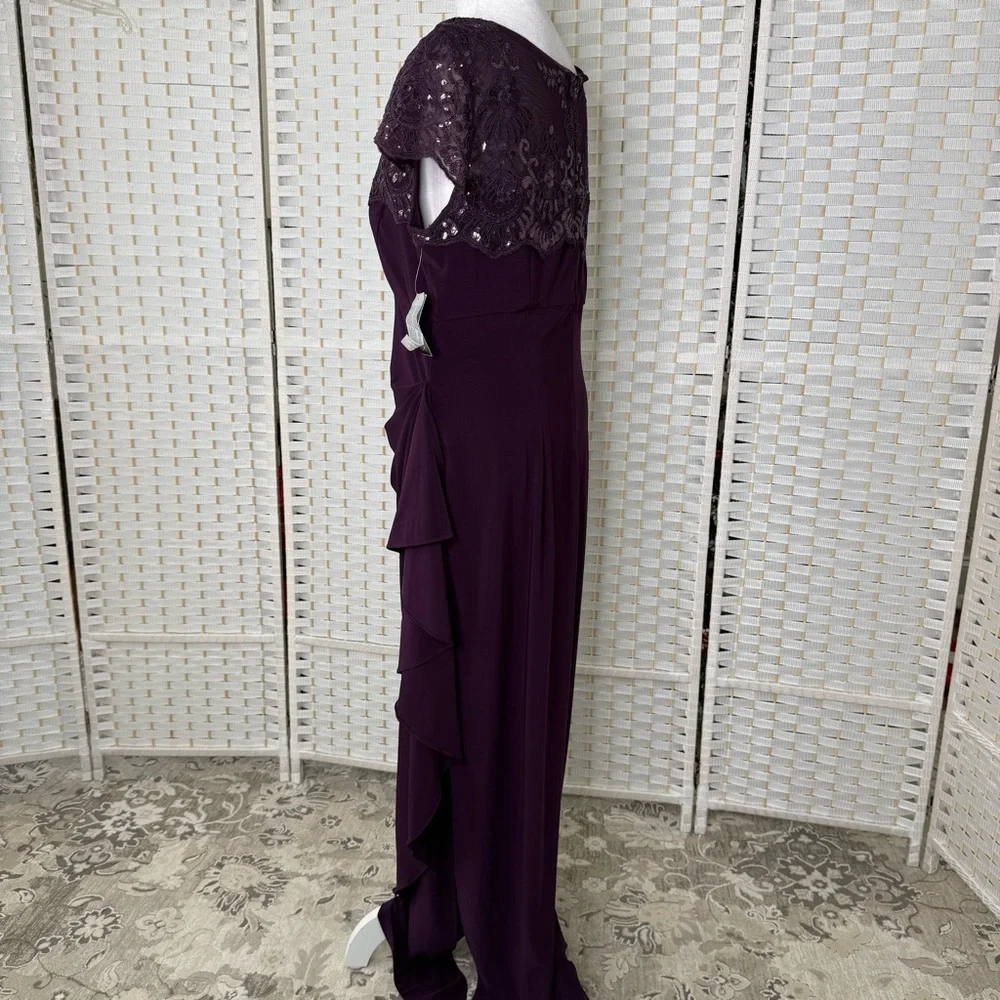 ! NWT. Alex Evenings Womens Long Length Dress - Picture 4 of 16